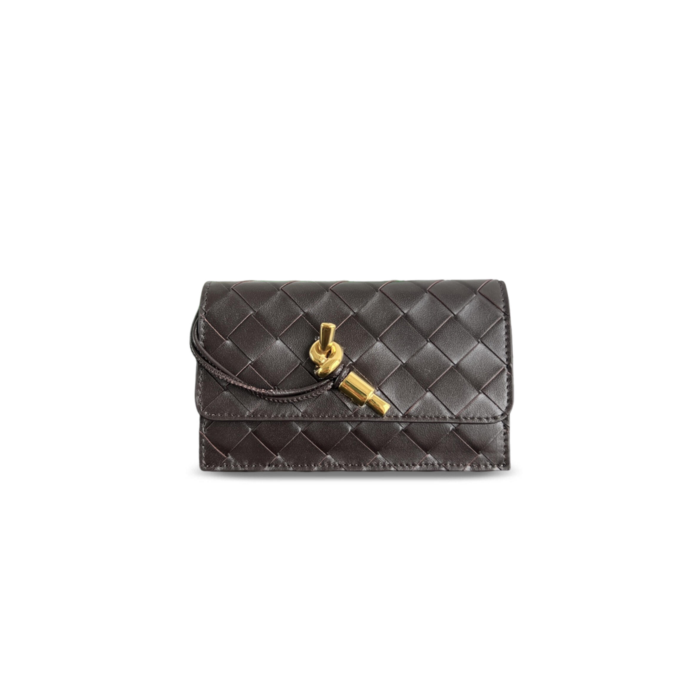 B0tt*ga Ven*ta ANDIAMO ZIPPED CARD CASE 776031 (14*8.5*2cm)